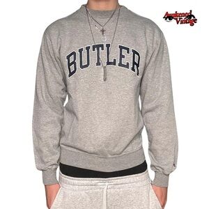 Vintage champion crewneck sweatshirt grey Butler university size S